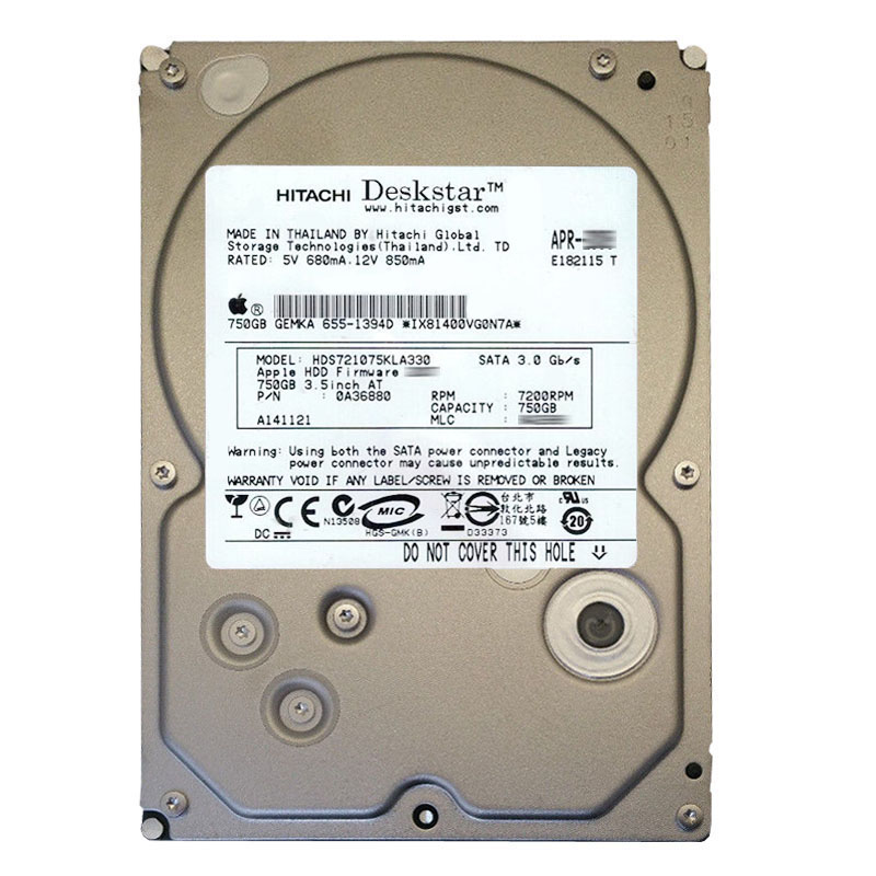 Hitachi 0A36880 - 750GB 7.2K SATA 3.0Gbps 3.5Inch Hard Drive
