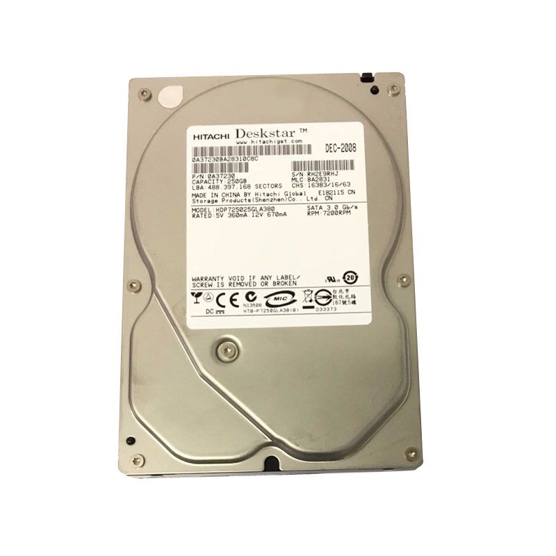 Hitachi 0A37230 - 250GB 7.2K SATA 3.5" Hard Drive