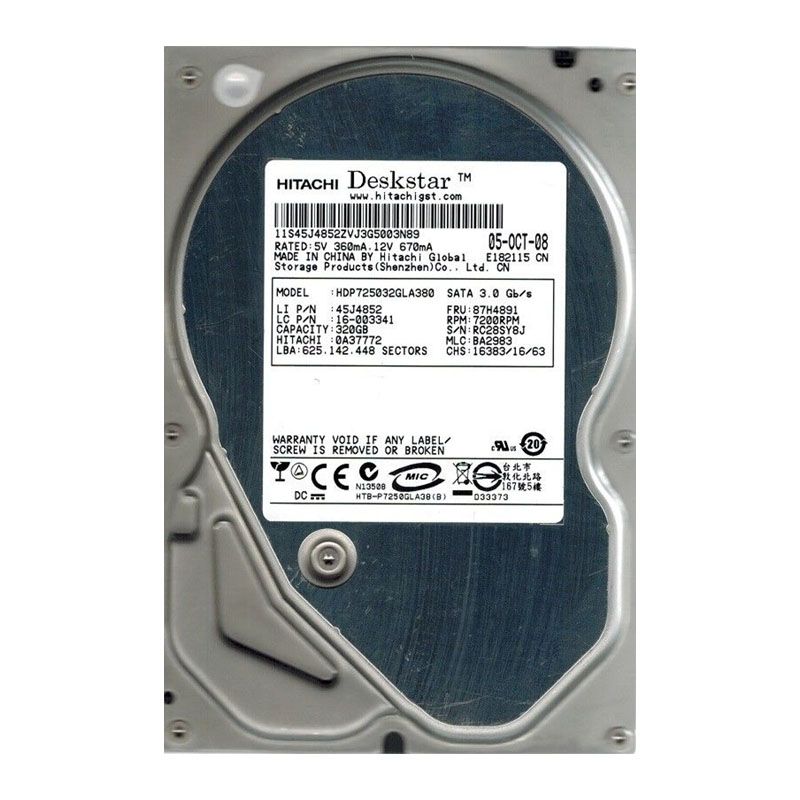 IBM 0A37772 - 320GB 7.2K SATA 3.5" Hard Drive