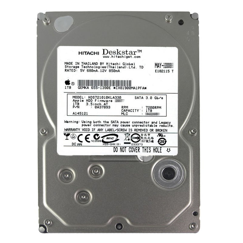 Hitachi 0A37893 - 1TB 7.2K SATA 3.0Gbps 3.5Inch 32MB Cache Hard Drive