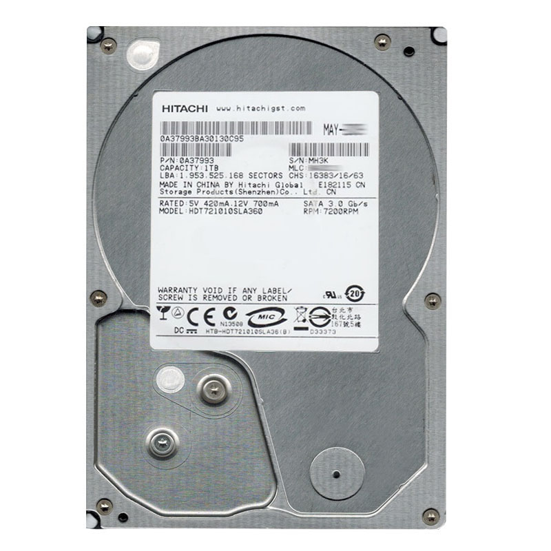 Hitachi 0A37993 - 1TB 7.2K SATA 3.0Gbps 3.5Inch 16MB Cache Hard Drive