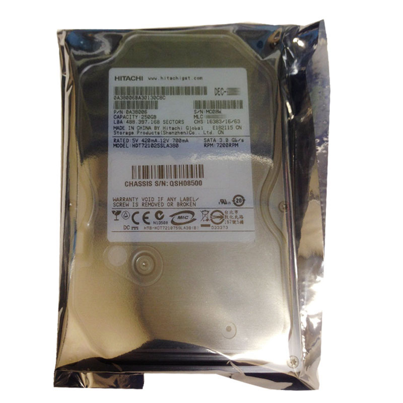 Hitachi 0A38006 - 250GB 7.2K SATA 3.0Gbps 3.5Inch 8MB Cache Hard Drive
