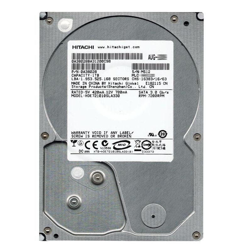 Hitachi 0A38028 - 1TB 7.2K SATA 3.0Gbps 3.5Inch 32MB Cache Hard Drive