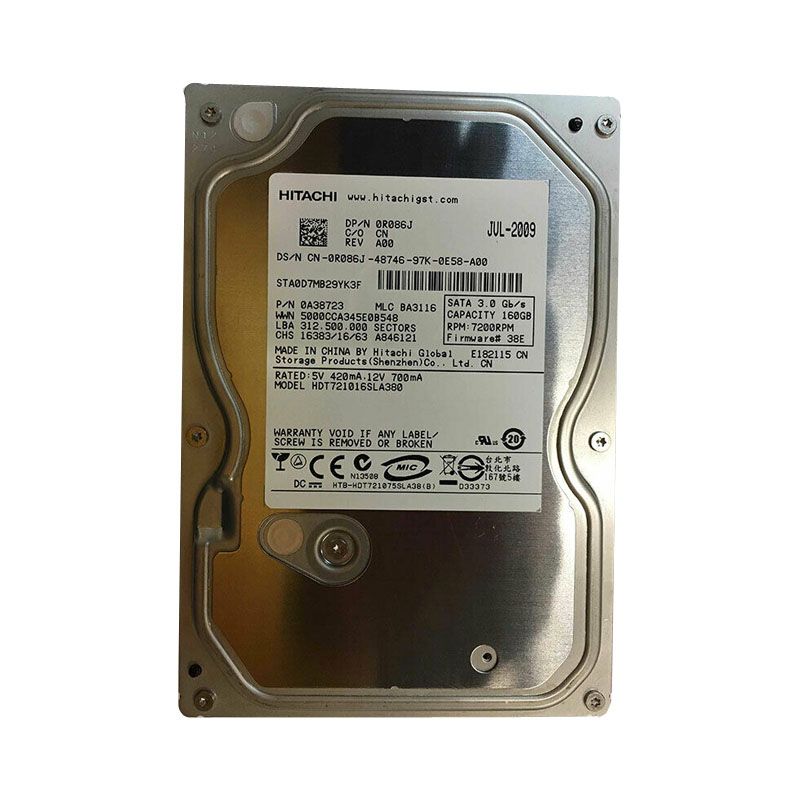 Dell 0A38723 - 160GB 7.2K SATA 3.5" Hard Drive