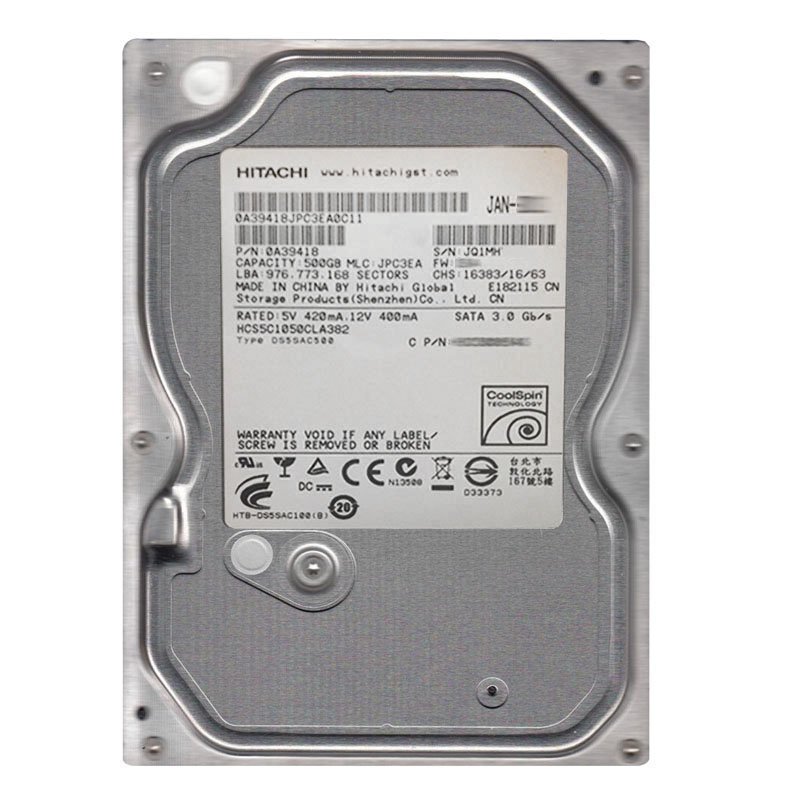 Hitachi 0A39418 - 500GB SATA 3.0Gbps 3.5Inch Hard Drive