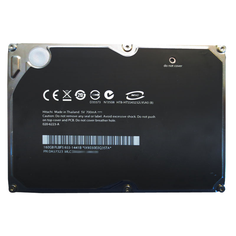 Hitachi 0A57323 - 160GB 5.4K SATA 2.5Inch Hard Drive