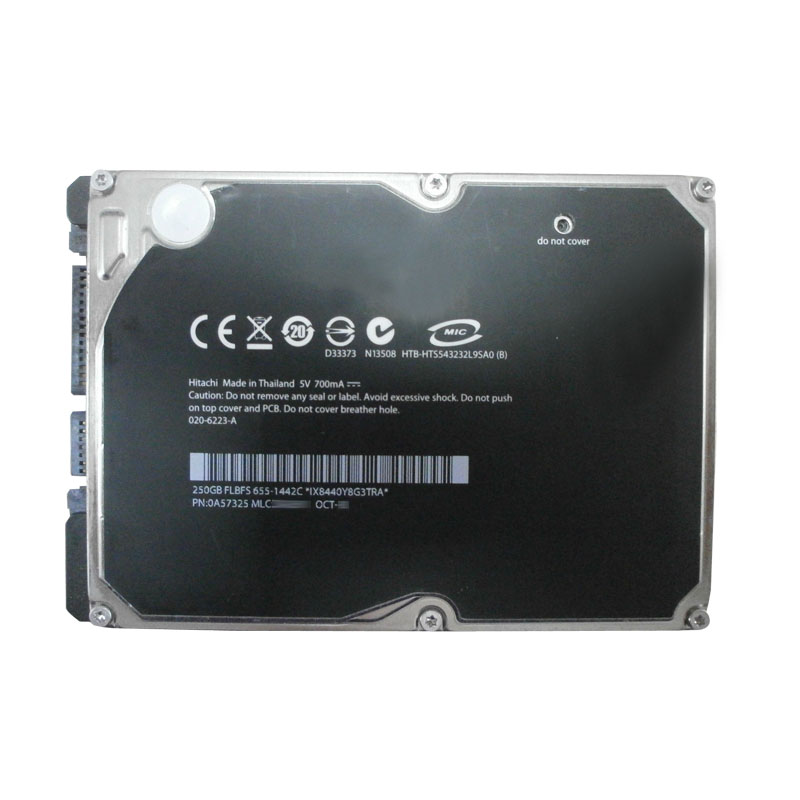Hitachi 0A57325 - 250GB 5.4K SATA 1.5Gbps 2.5Inch 8MB Cache Hard Drive