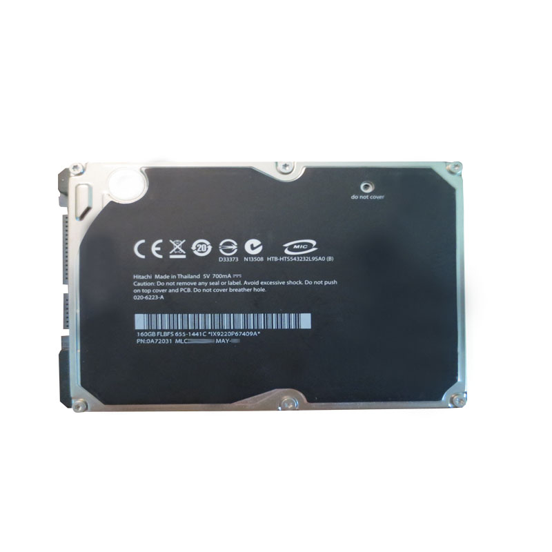 Hitachi 0A72031 - 160GB 5.4K SATA 1.5Gbps 2.5Inch 8MB Cache Hard Drive