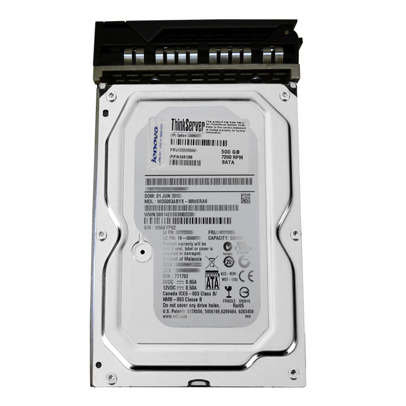 Lenovo 0A91268 - 500GB 7.2K SATA 6.0Gbps 3.5" Hard Drive