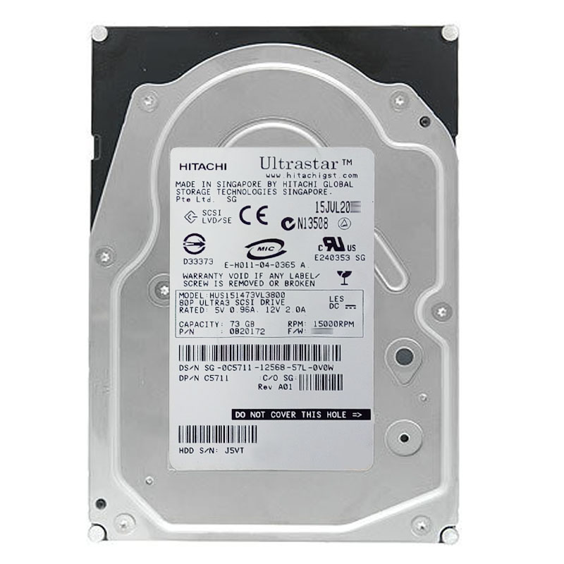 Hitachi 0B20172 - 73GB 15K SCSI 3.5Inch 16MB Cache Hard Drive