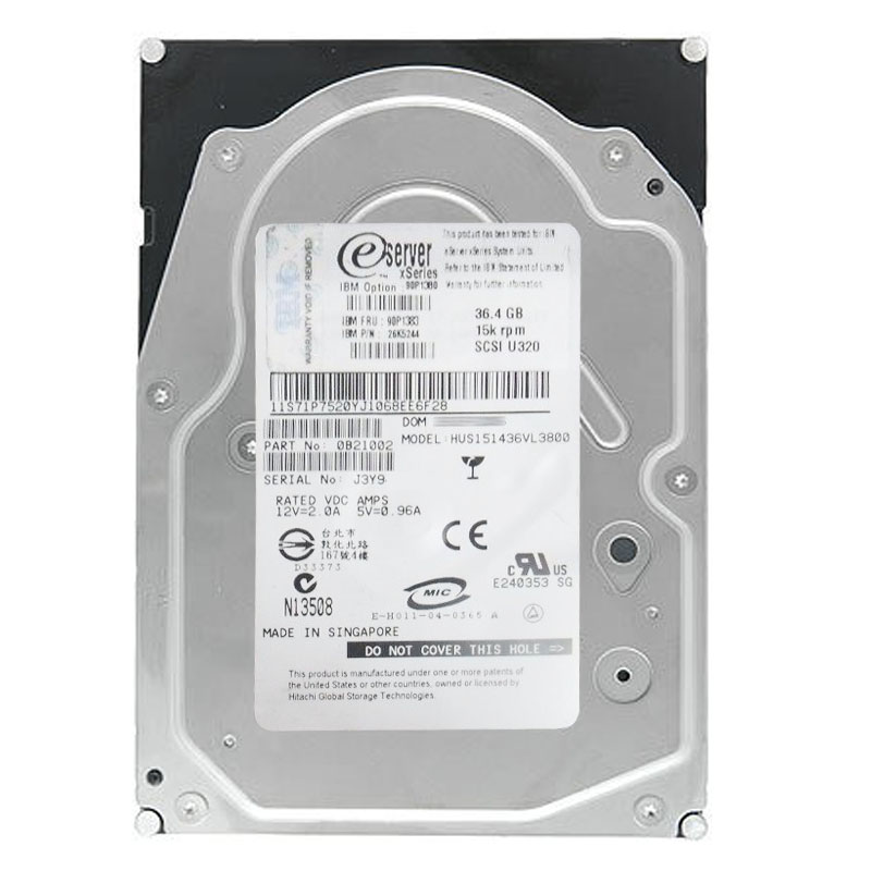 Hitachi 0B21002 - 36.4GB 15K SCSI 3.5Inch 16MB Cache Hard Drive