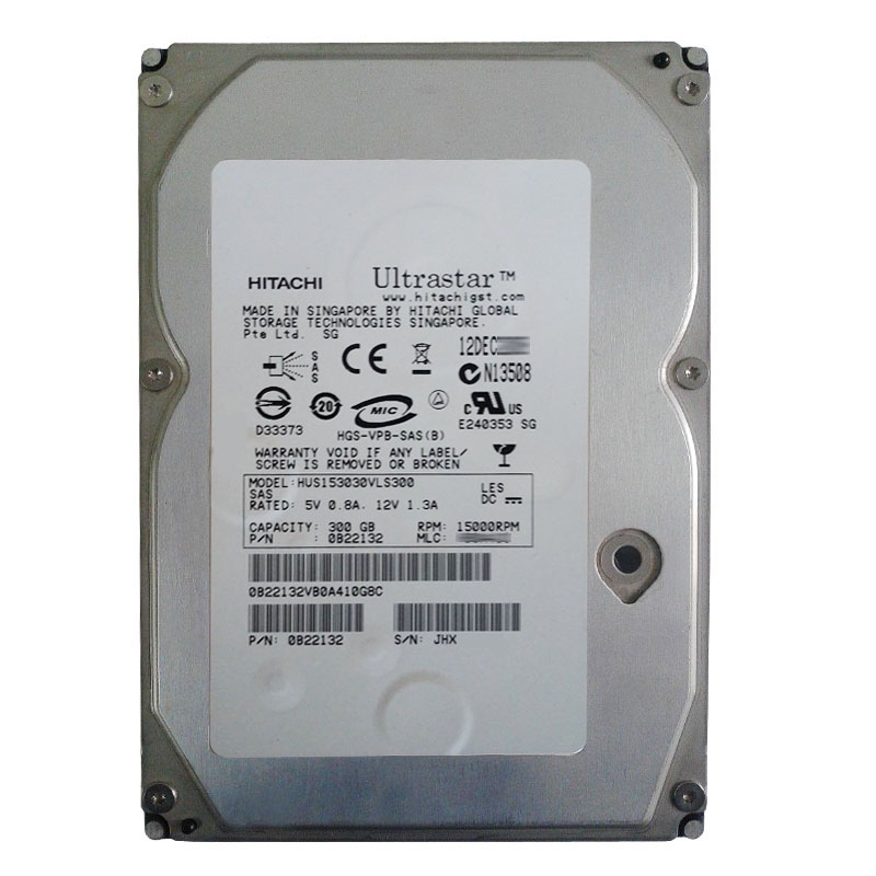 Hitachi 0B22132 - 300GB 15K SAS 3.5Inch 16MB Cache Hard Drive