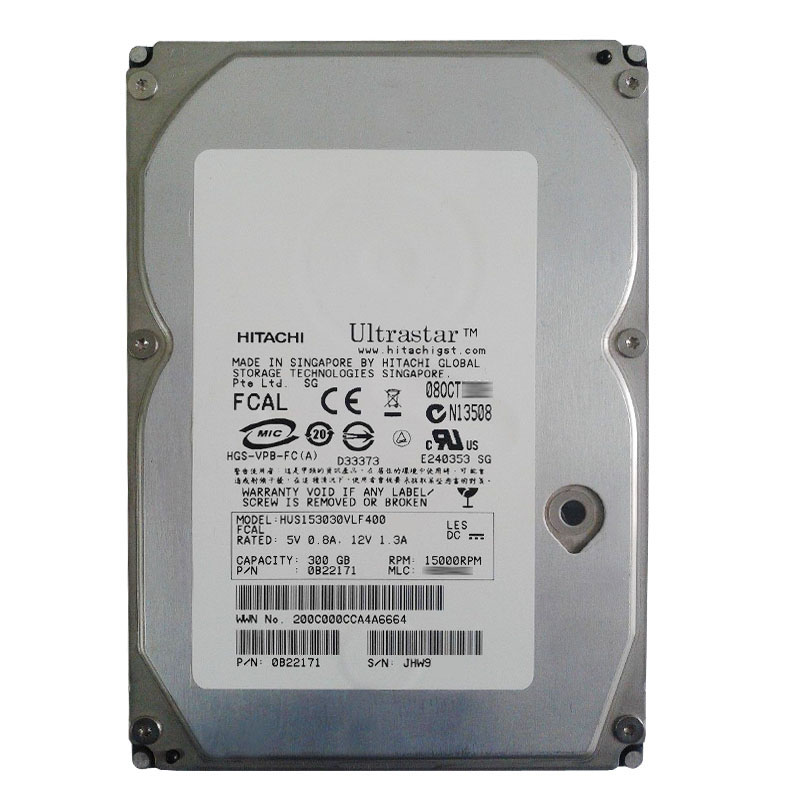 Hitachi 0B22171 - 300GB 15K Fibre Channel 4.0Gbps 3.5Inch 16MB Cache Hard Drive