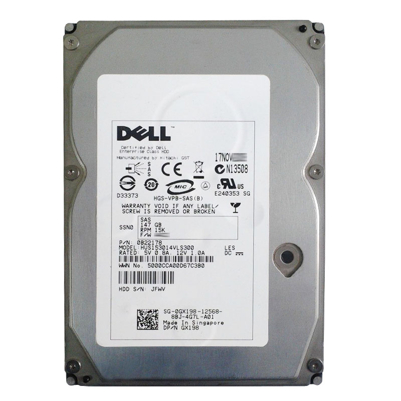 Hitachi 0B22178 - 147GB 15K SAS 3.5Inch 16MB Cache Hard Drive