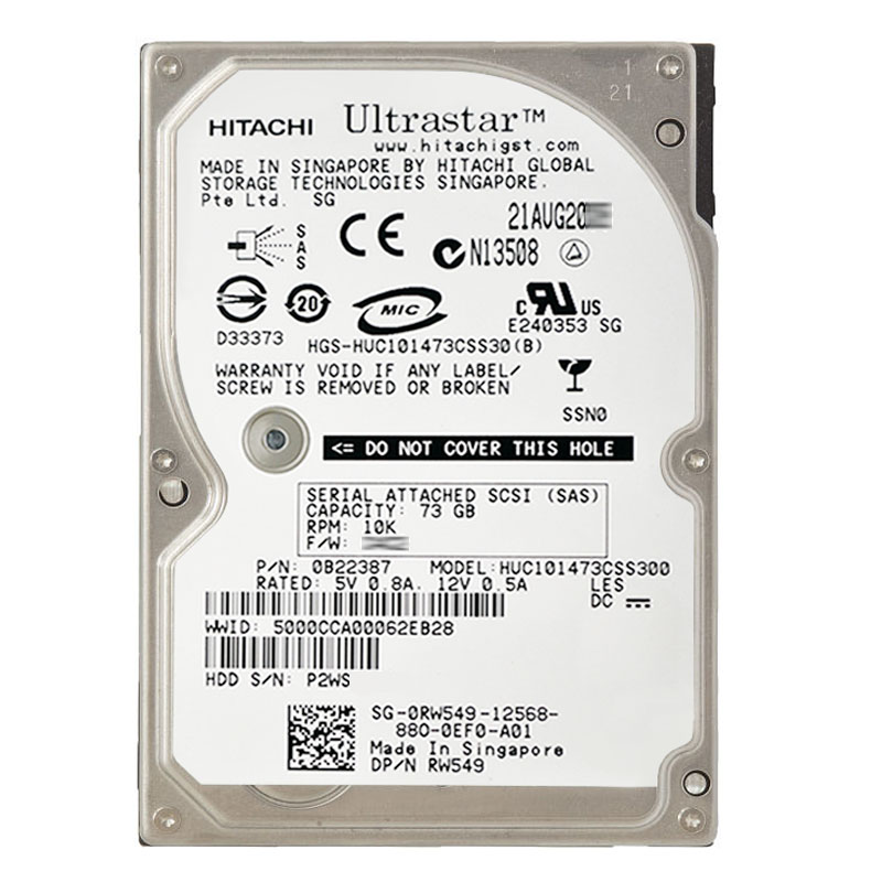 Hitachi 0B22387 - 73GB 10K SAS 2.5Inch 16MB Cache Hard Drive