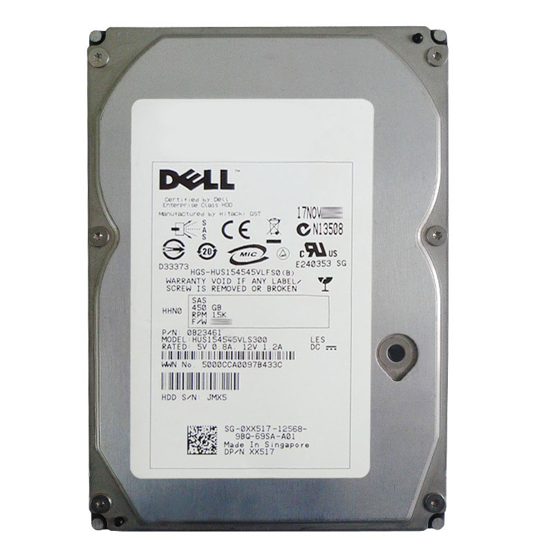 Hitachi 0B23461 - 450GB 15K SAS 3.0Gbps 3.5Inch 16MB Cache Hard Drive
