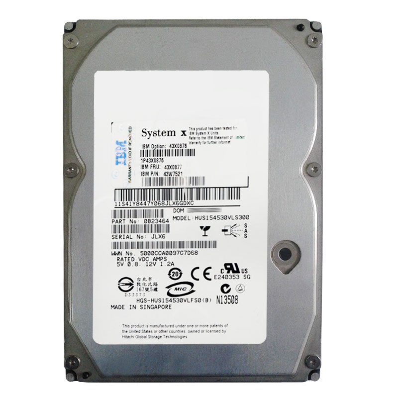 Hitachi 0B23464 - 300GB 15K SAS 3.0Gbps 3.5Inch 16MB Cache Hard Drive