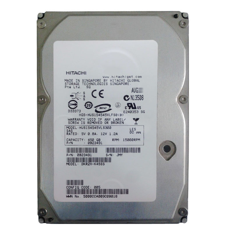 Hitachi 0B23491 - 450GB 15K SAS 3.0Gbps 3.5Inch 16MB Cache Hard Drive