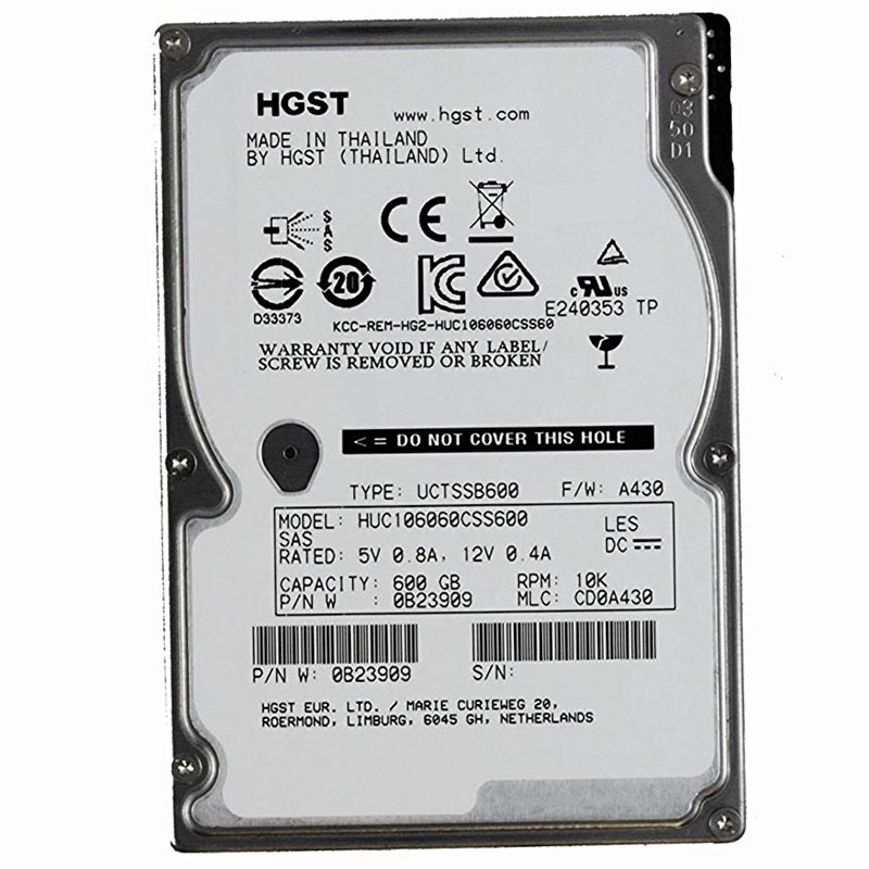 Hitachi 0B23909 - 600GB 10000RPM 2.5Inch 64MB cache SAS 6GBPS Hard Drive