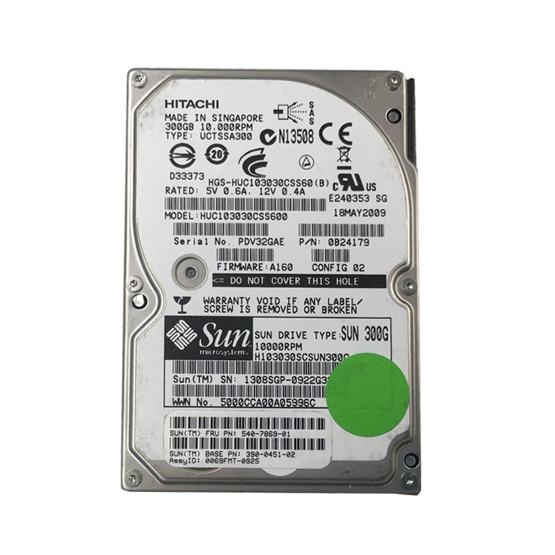 Hitachi 0B24179 - 300GB 10K SAS 6.0Gbps 2.5" 64MB Cache Hard Drive