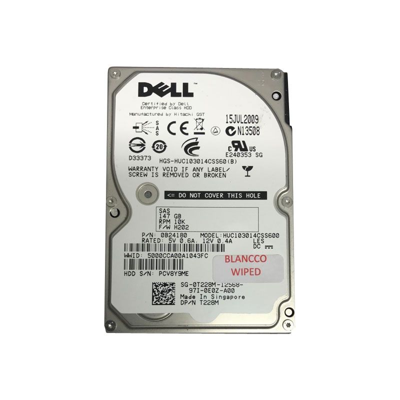 0B24180.jpg Dell 0B24180 - 147GB 10K SAS 2.5" Cache Hard Drive - Image 1