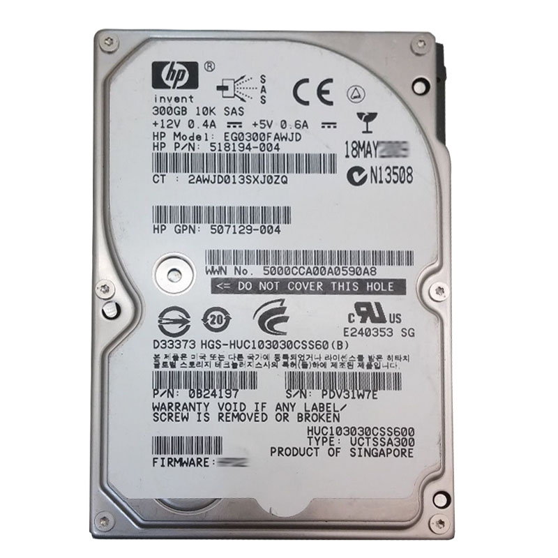 Hitachi 0B24197 - 300GB 10K SAS 2.5" Hard Drive