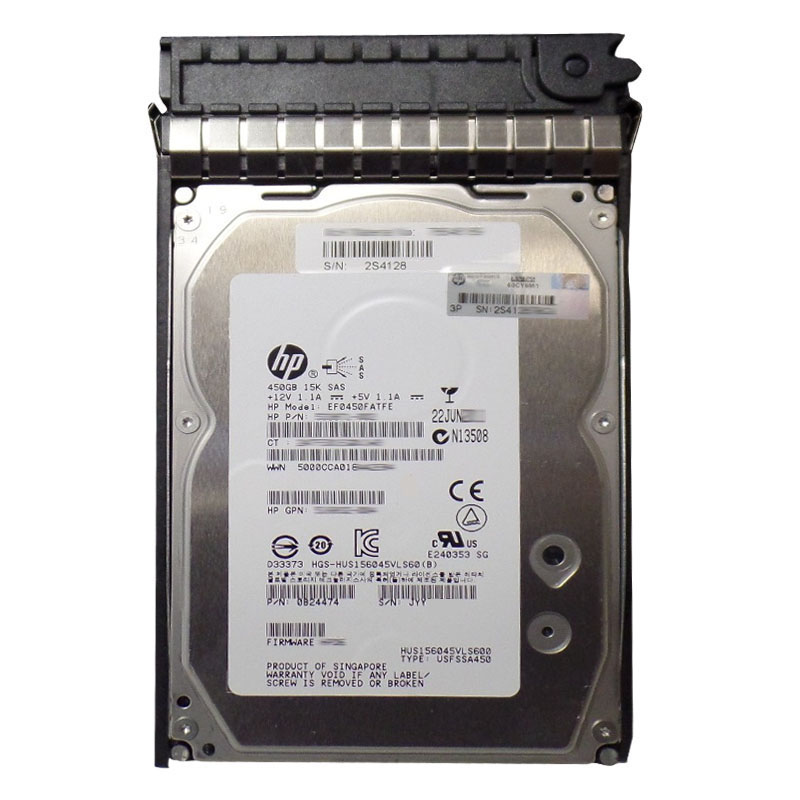 0B24474.jpg HP 0B24474 - 450GB 15K SAS 3.5" Hard Drive - Image 1