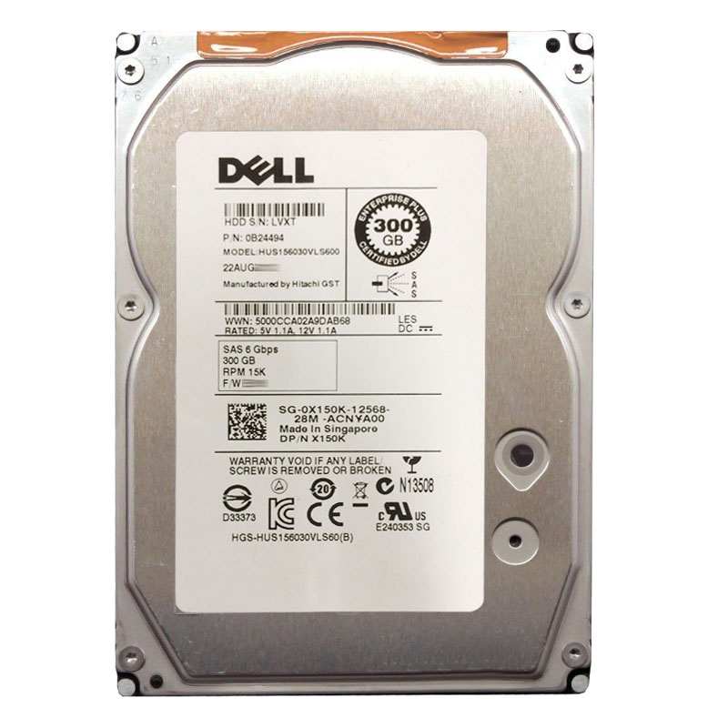 Hitachi 0B24494 - 300GB 15K SAS 6.0Gbps 3.5Inch 64MB Cache Hard Drive