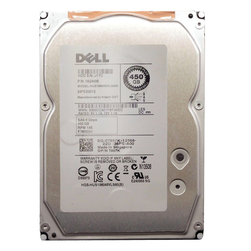 Hitachi 0B24495 - 450GB 15K SAS 6.0Gbps 3.5Inch 64MB Cache Hard Drive