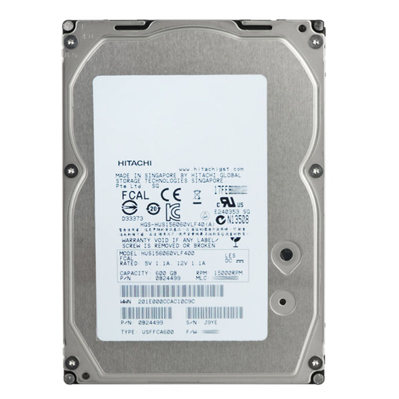 Hitachi 0B24499 - 600GB 15K Fibre Channel 3.5Inch Hard Drive