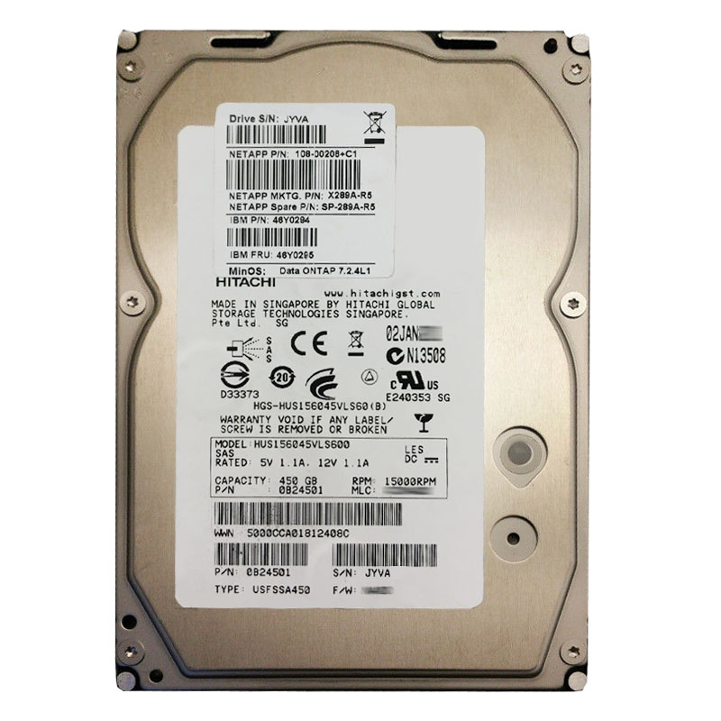 Hitachi 0B24501 - 450GB 15K SAS 6.0Gbps 3.5Inch 64MB Cache Hard Drive