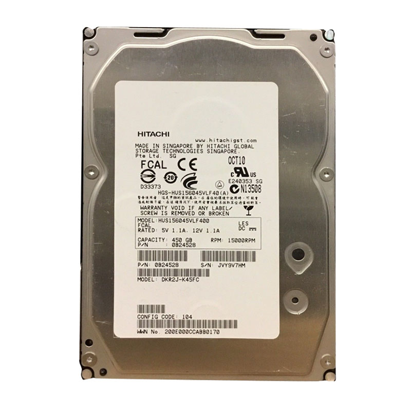 0B24528 Hitachi - 450GB 15K Fibre Channel 3.5" Hard Drive