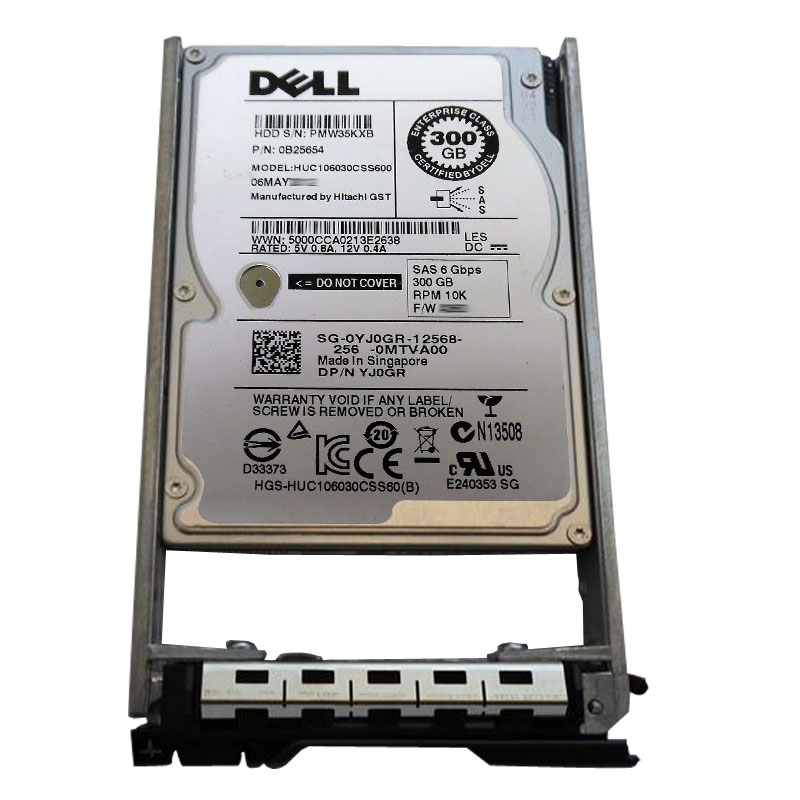 Hitachi 0B25654 - 300GB 10K SAS 6.0Gbps 2.5" Hard Drive