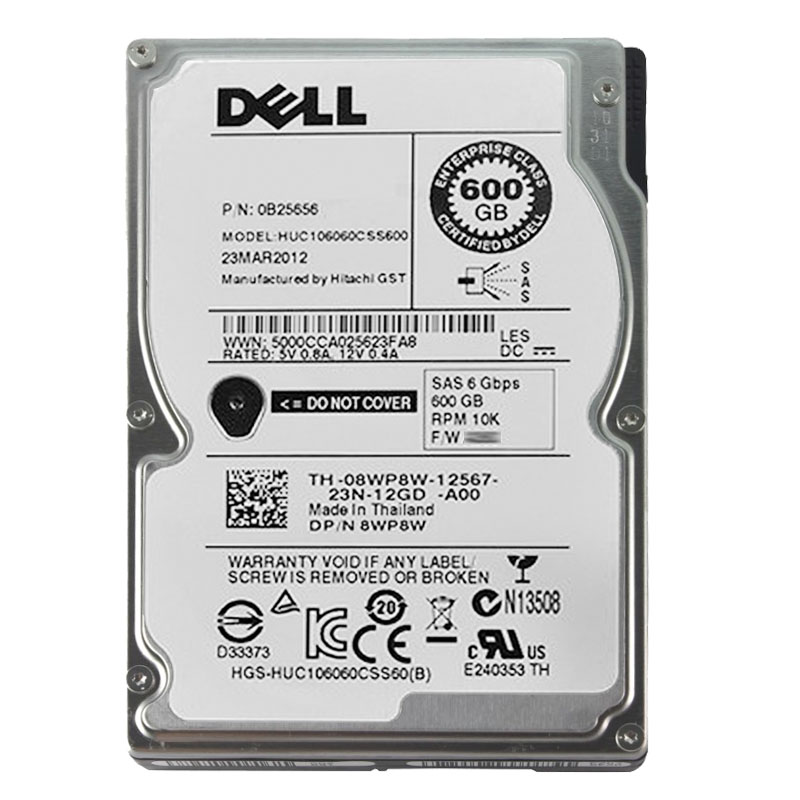 Hitachi 0B25656 - 600GB 10K SAS 6.0Gbps 2.5Inch 64MB Cache Hard Drive