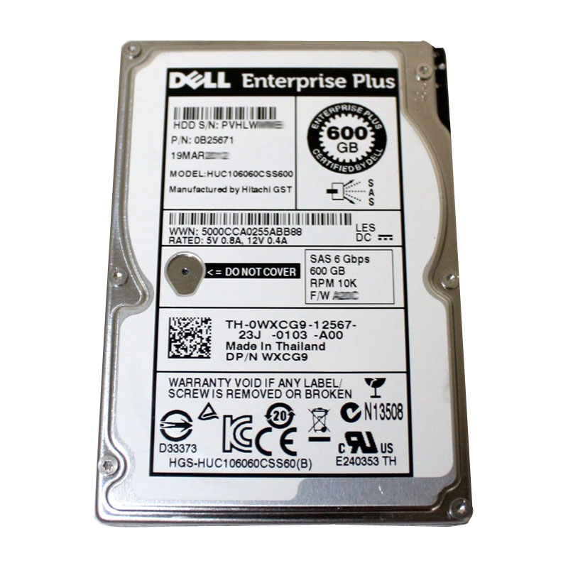 0B25671.jpg Hitachi 0B25671 - 600GB 10 SAS 2.5" Hard Drive - Image 1