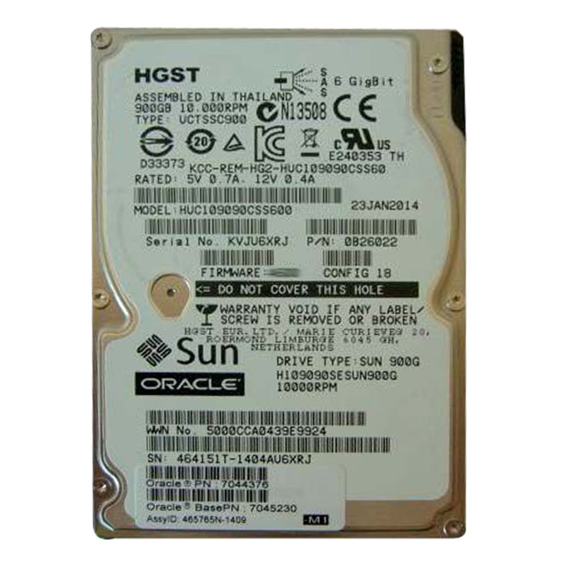 Hitachi 0B26022 - 900GB 10K SAS 6.0Gbps 2.5" 64MB Cache Hard Drive