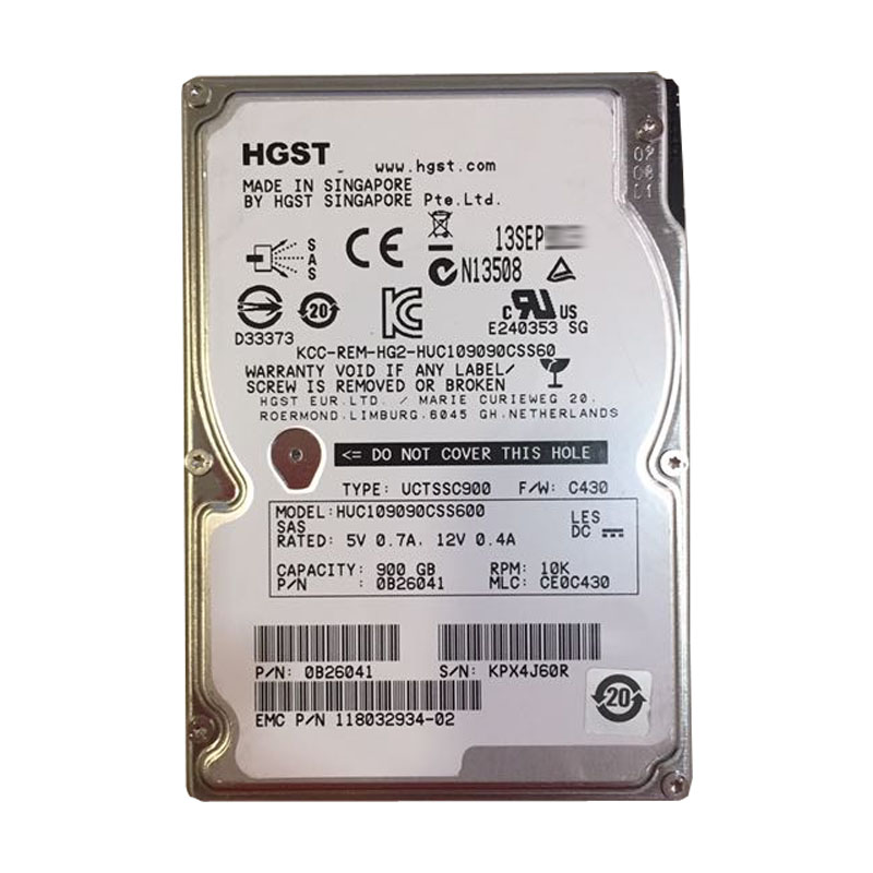 0B26041 Hitachi - 900GB 10K SAS 2.5" Hard Drive