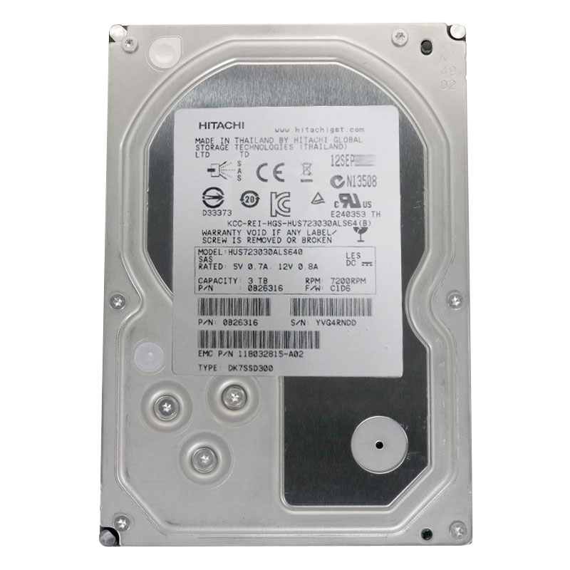 0B26316 Hitachi - 3TB 7.2K SAS 3.5" 64MB Hard Drive