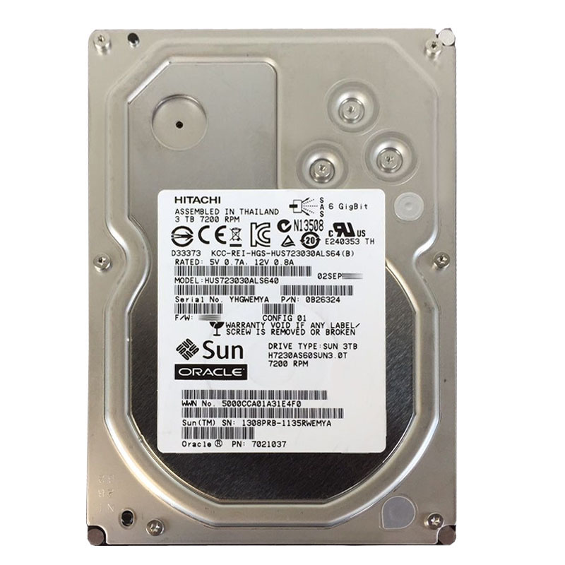 Hitachi 0B26324 - 3TB 7.2K SAS 6.0Gbps 3.5Inch 64MB Cache Hard Drive