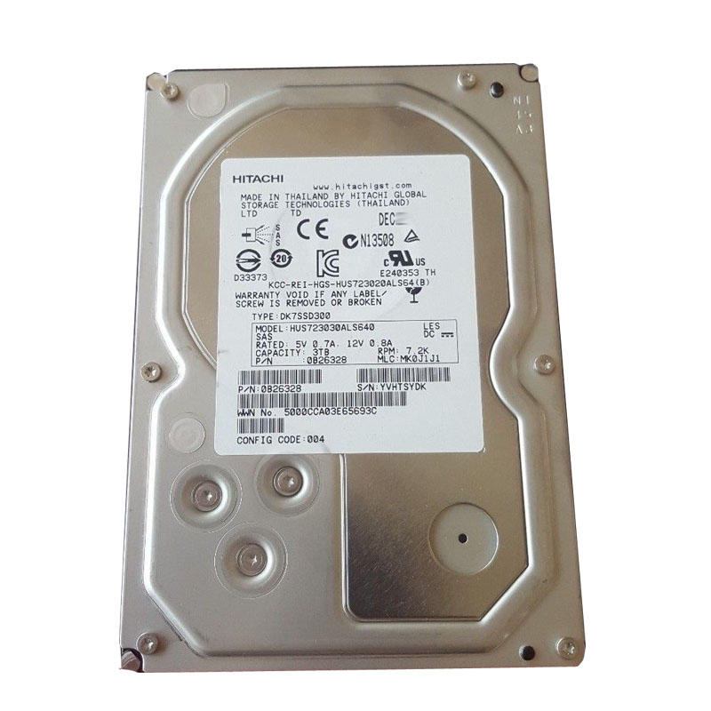 0B26328 Hitachi - 3TB 7.2K SAS 3.5" 64MB Hard Drive