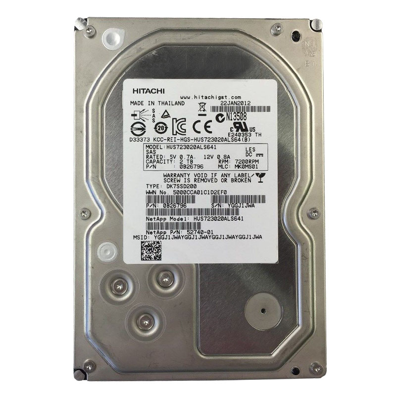 Hitachi 0B26796 - 2TB 7200RPM SAS Hard Drive