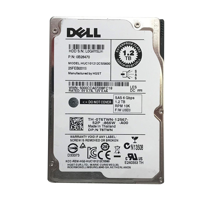 Hitachi 0B28470 - 1.2TB 10 SAS 2.5" Hard Drive
