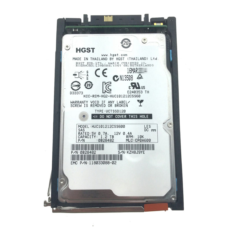 Hitachi 0B28482 - 1.2TB 10K SAS 6.0Gbps 2.5" 64MB Cache Hard Drive