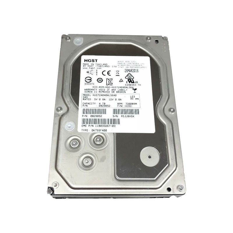 0B29852 Hitachi - 4TB 7.2K SAS 3.5" Hard Drive