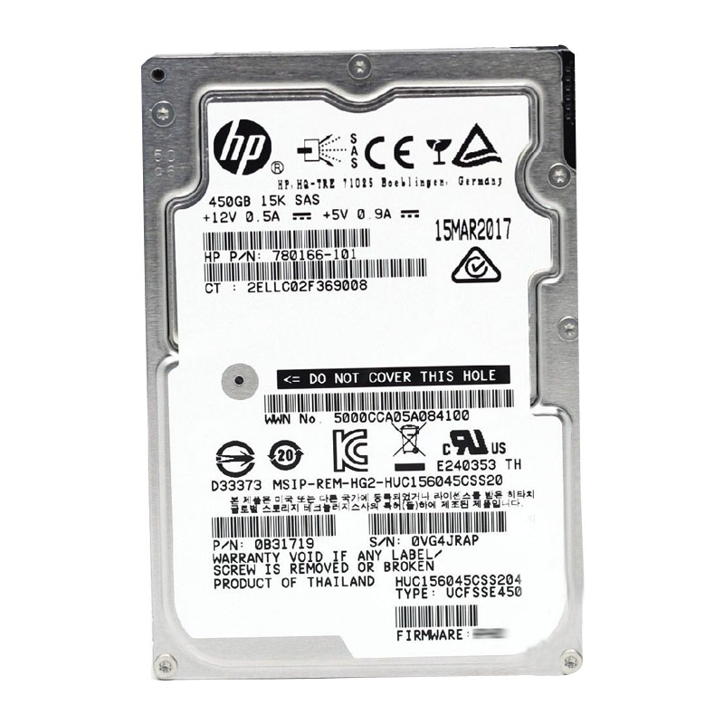 Hitachi 0B31719 - 450GB 15K SAS 2.5" Hard Drive