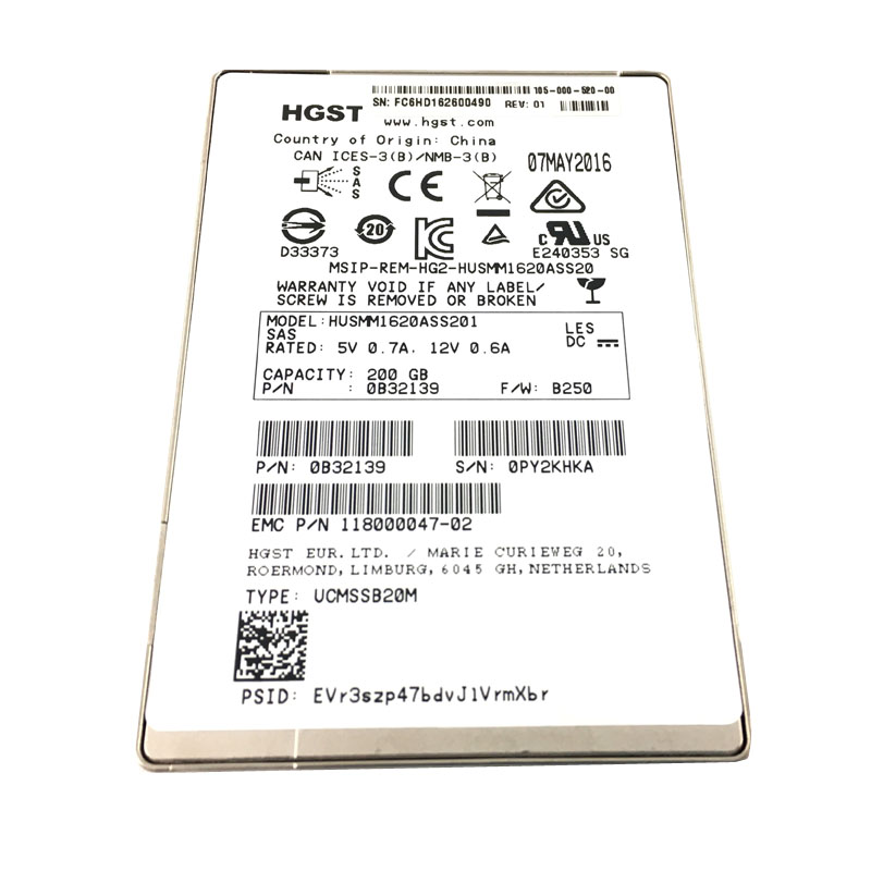 Hitachi 0B32139 - 200GB SAS 2.5" SSD