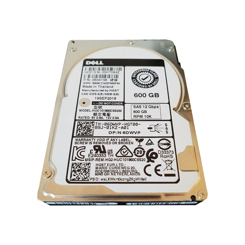 Hitachi 0B34156 - 600GB 10K SAS 12Gbps 2.5" Hard Drive