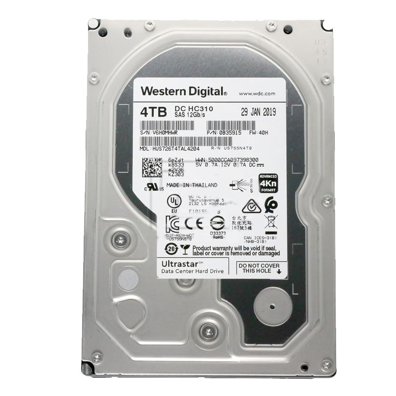 Western Digital 0B35915 - 4TB 7.2K SAS 3.5" 256MB Cache Hard Drive