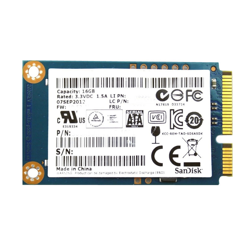 Lenovo 0B47309 - 16GB mSATA SSD