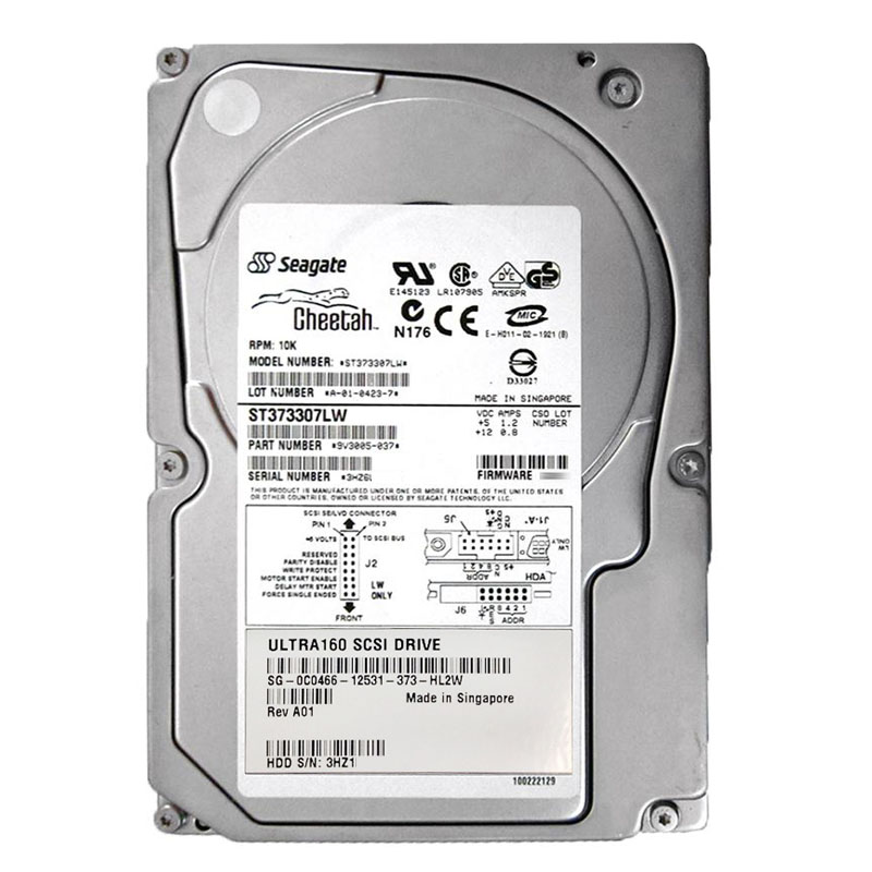 Dell 0C0466 - 73GB 10K 68-PIN Ultra-160 SCSI 3.5" Hard Drive